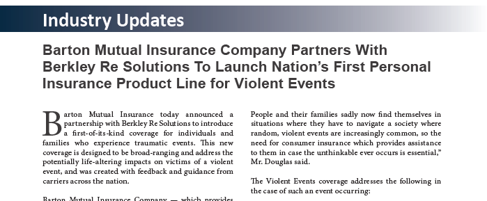 Clipping of Magazine article